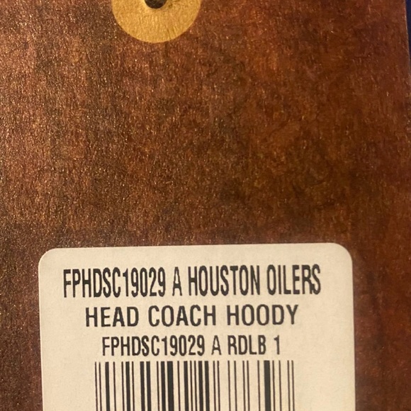 Vintage Houston Oilers Mitchell & Ness Hoodie - Picture 7 of 7